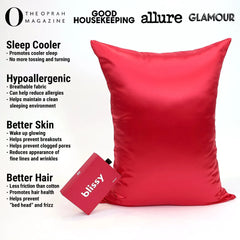 Standard Red Pillowcase