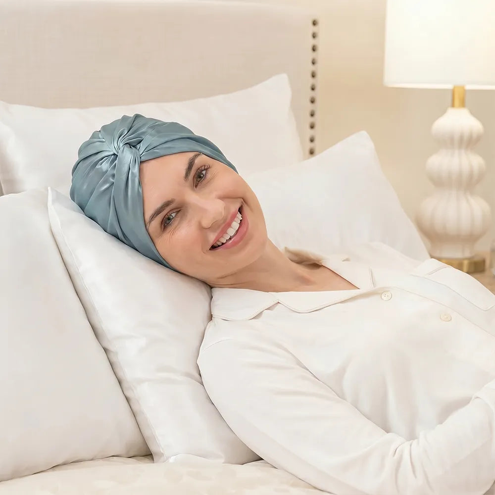Blissy Bonnet in Ash Blue