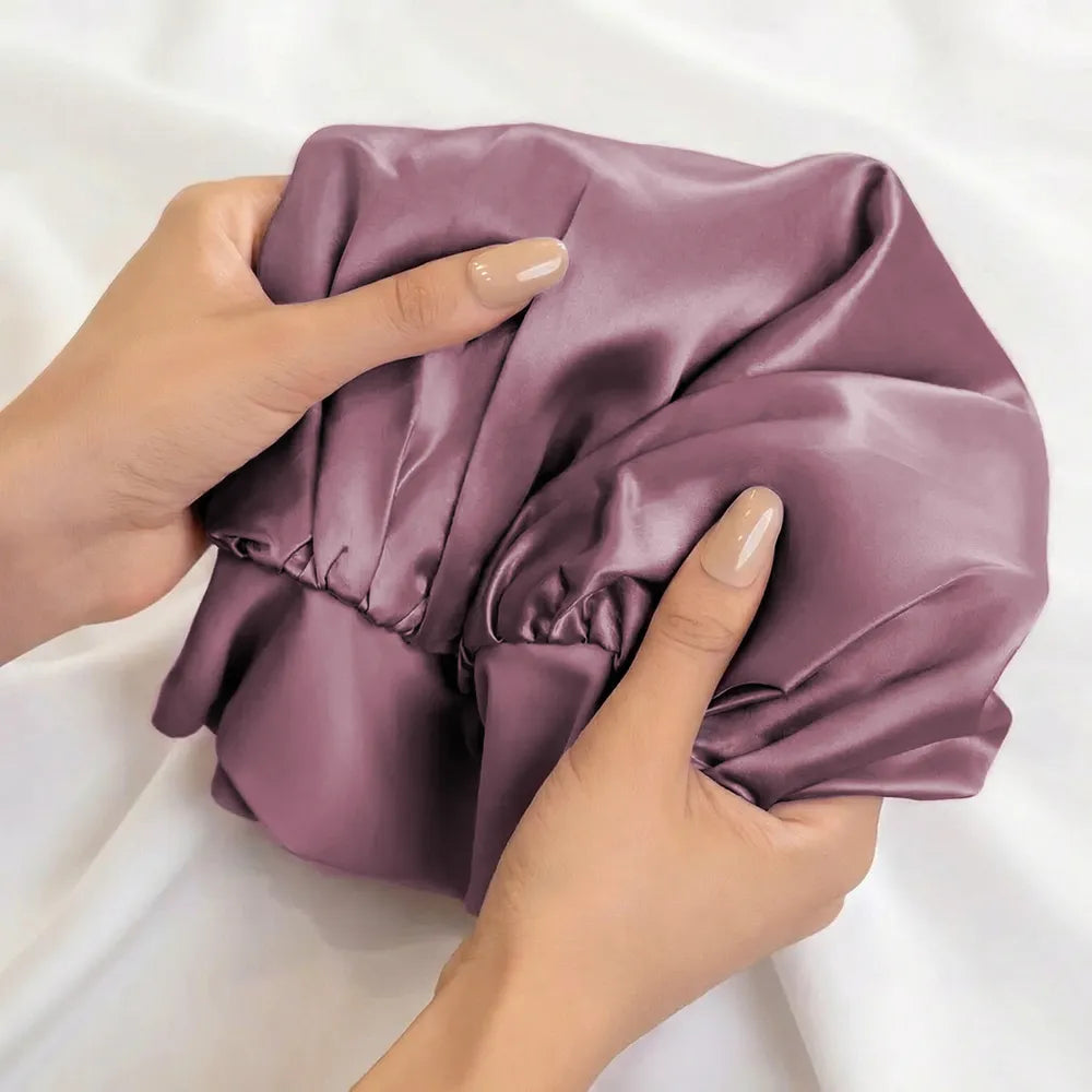 Blissy Bow Bonnet in Plum