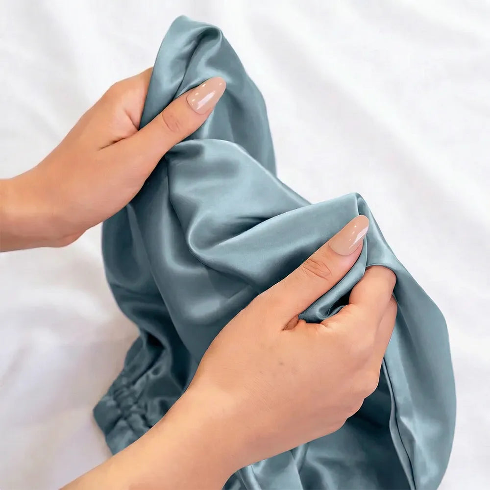 Blissy Cascade Bonnet in Ash Blue