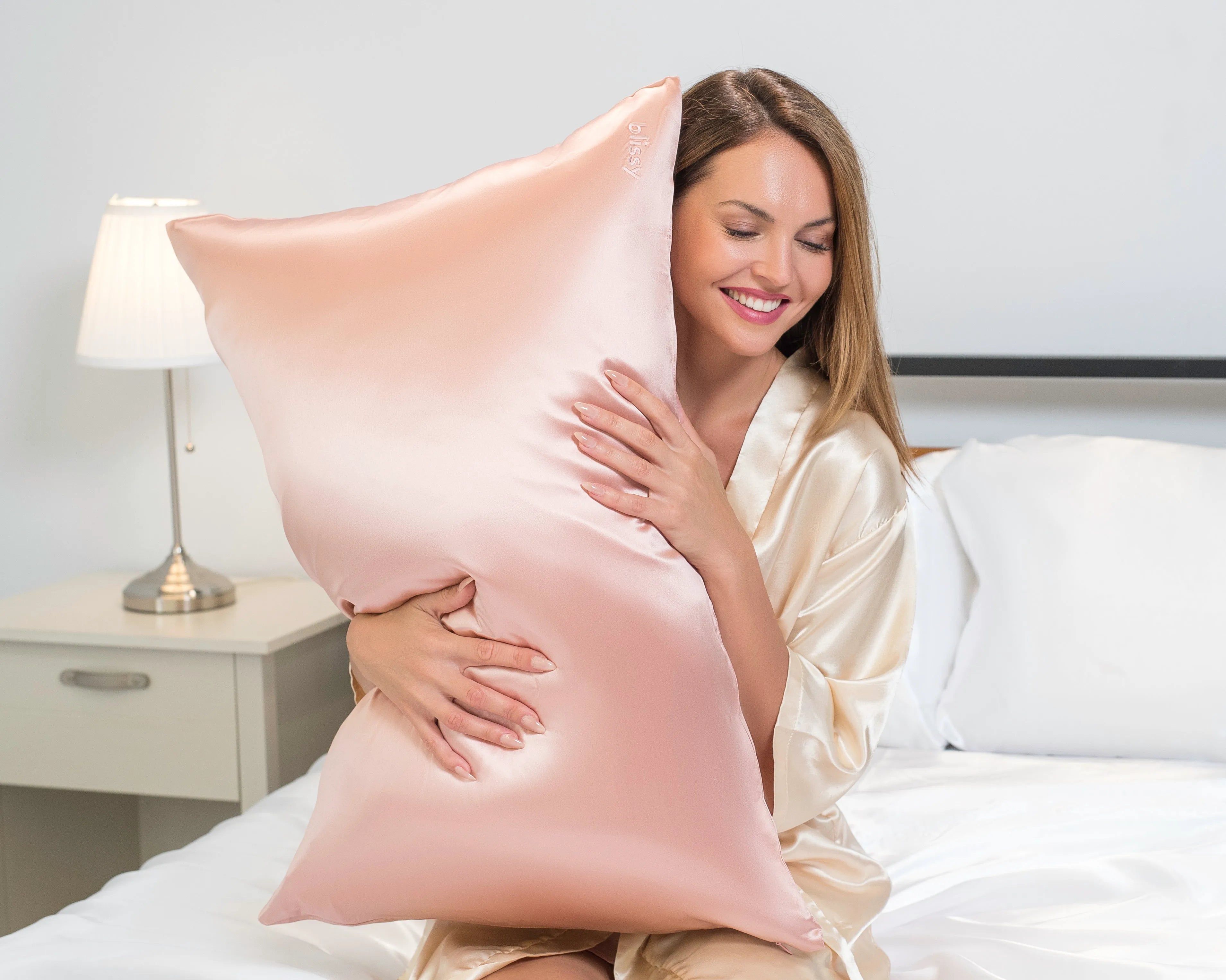 Pillowcase, Pink, King