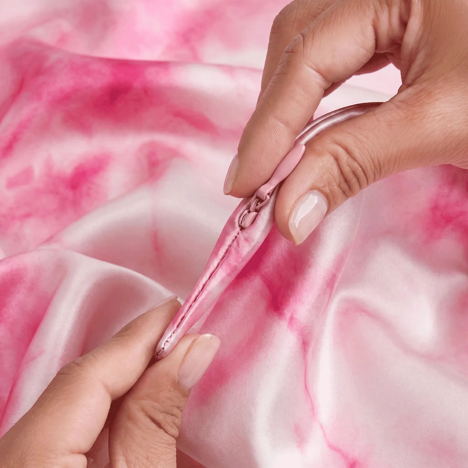 Pink Tie-Dye Queen Pillowcase