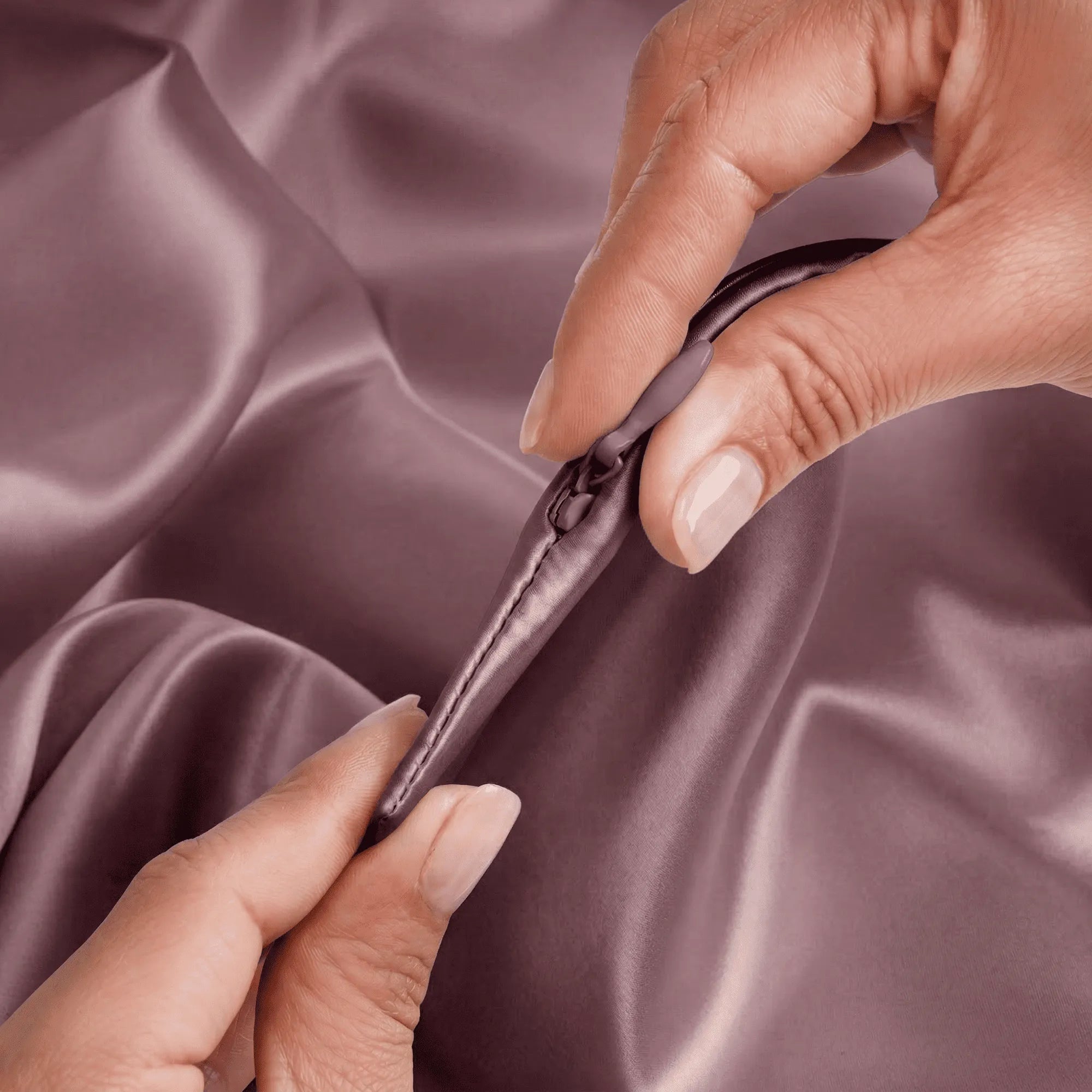 Pillowcase, Plum, King