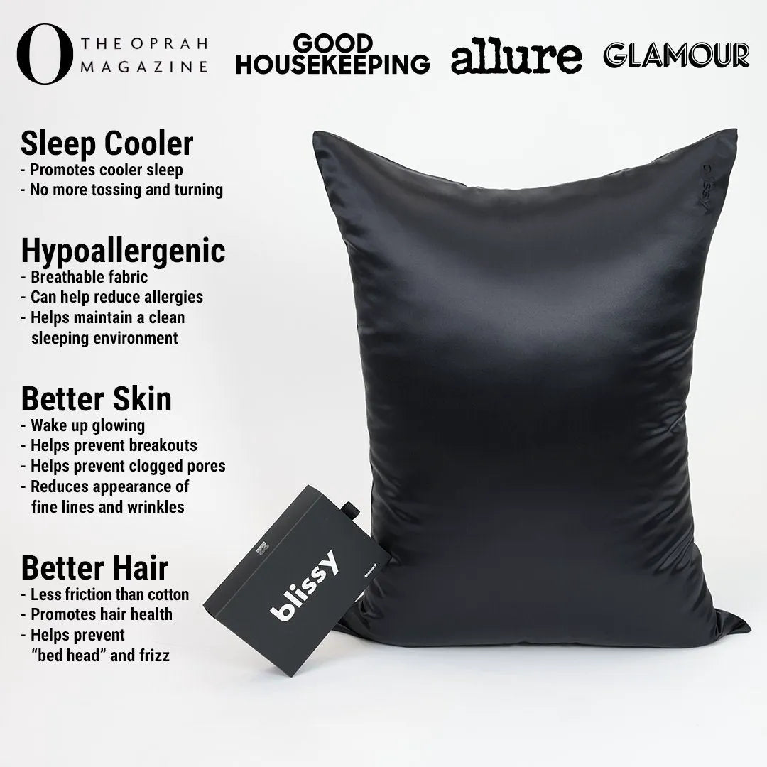 Standard Pillowcase in Black