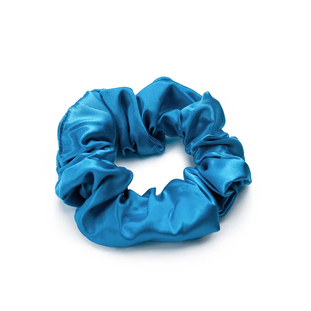 Blissy Scrunchies in Aqua