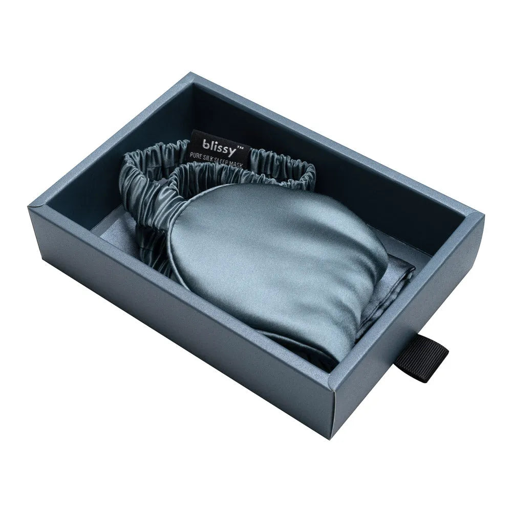 Sleep Mask in Ash Blue
