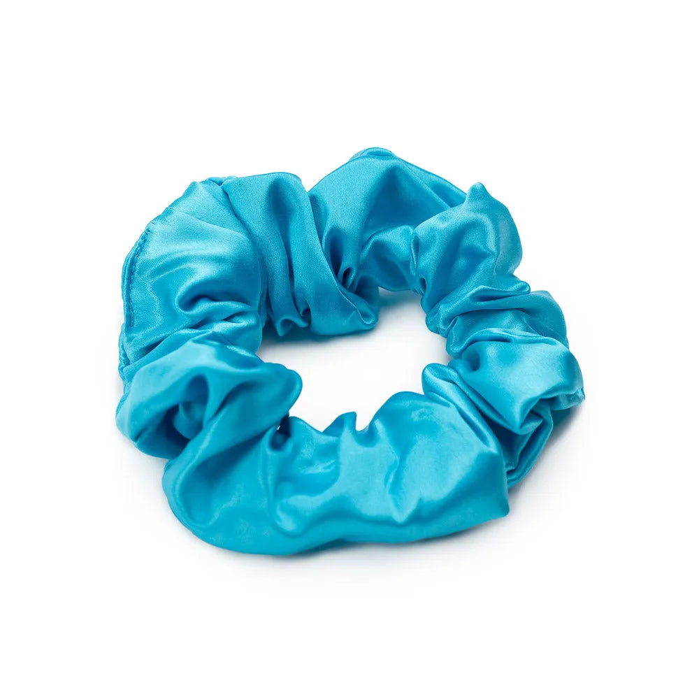 Blissy Scrunchies in Bahama Blue