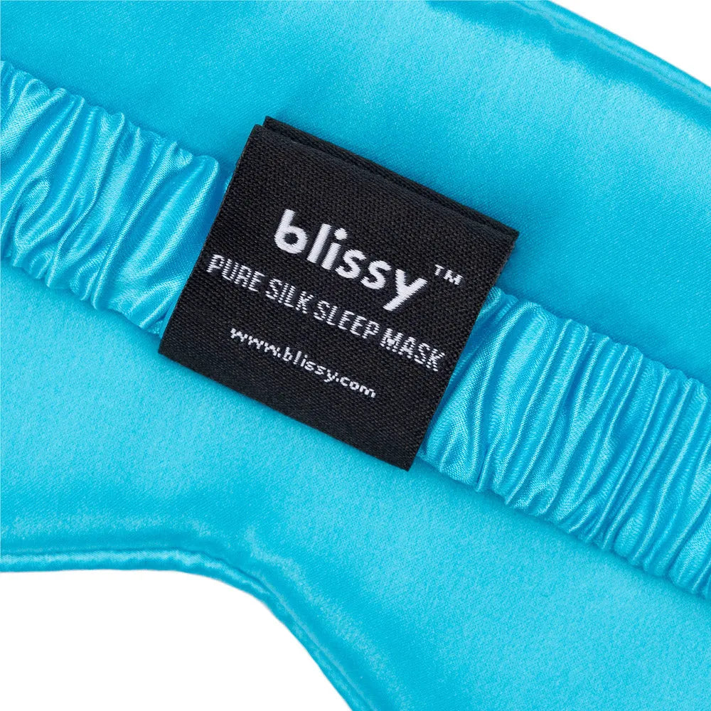 Sleep Mask in Bahama Blue