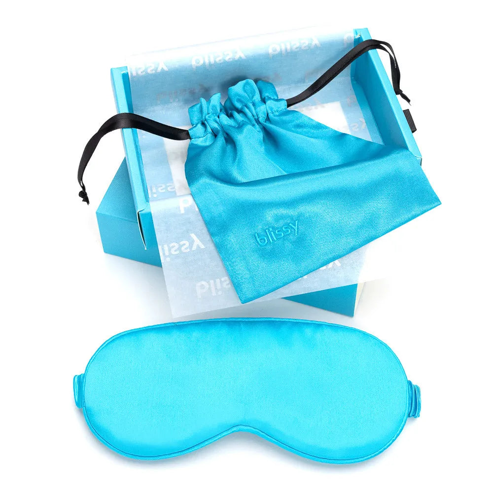 Sleep Mask in Bahama Blue