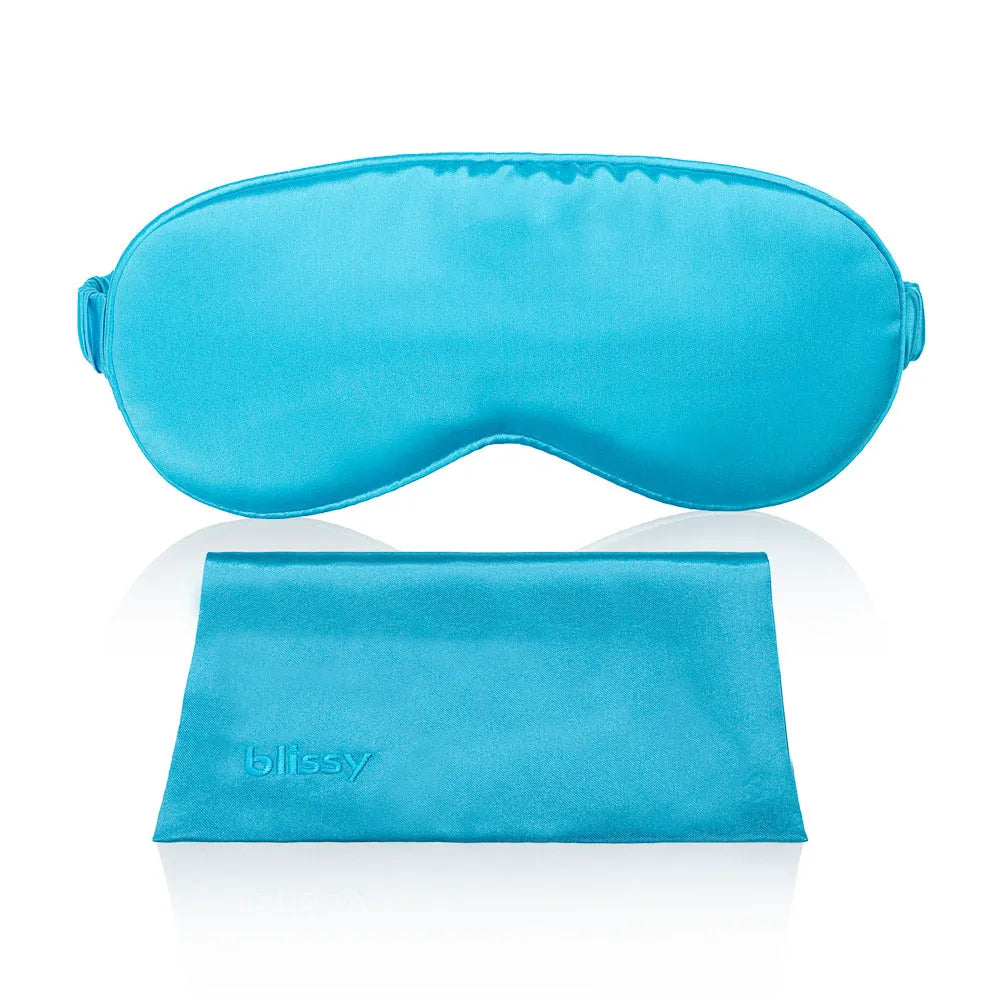 Sleep Mask in Bahama Blue