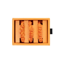 Blissy Skinny Scrunchies in Coral