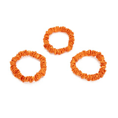 Blissy Skinny Scrunchies in Coral