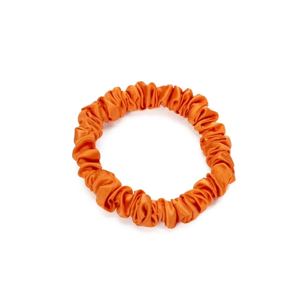 Blissy Skinny Scrunchies in Coral
