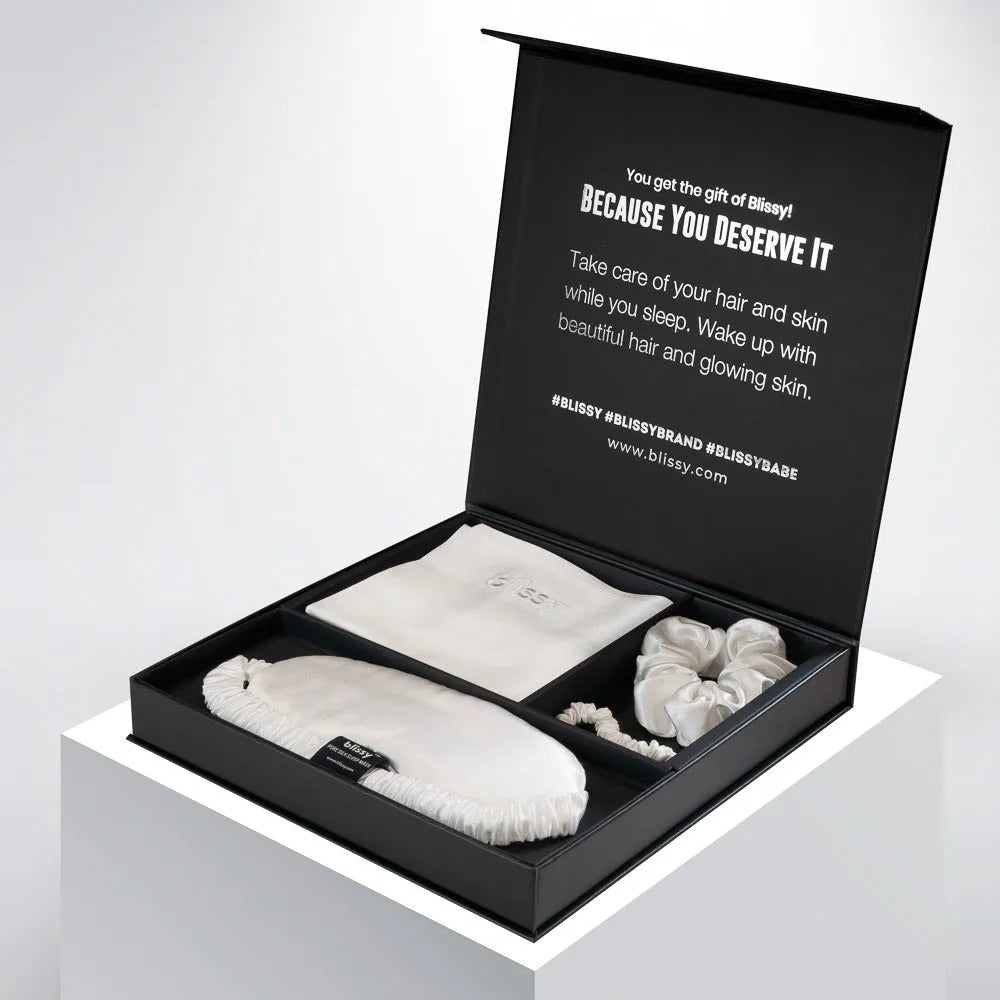 Blissy Dream Set - Queen - White