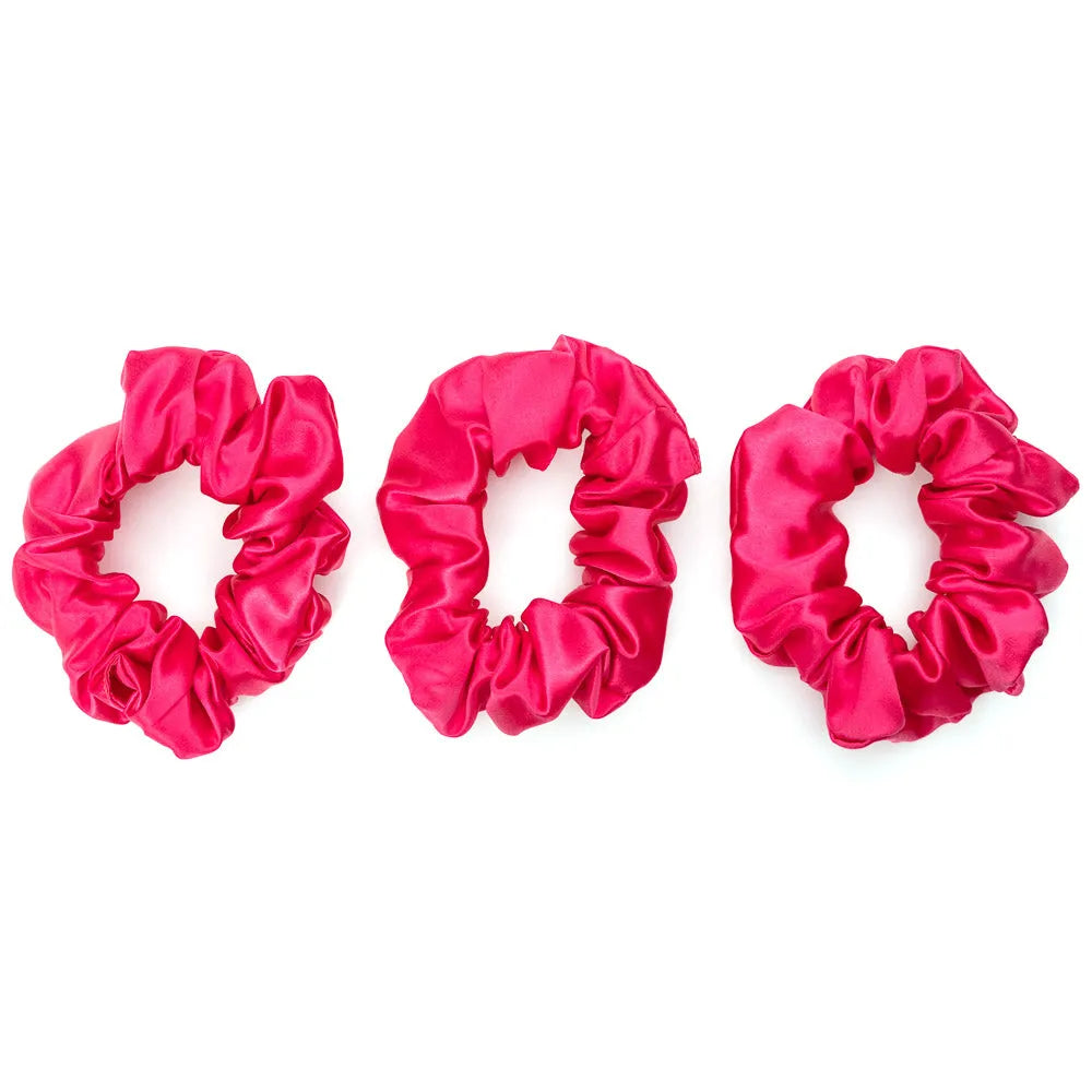Blissy Scrunchies in Hibiscus