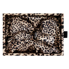 Blissy Oversized Scrunchie in Leopard Print