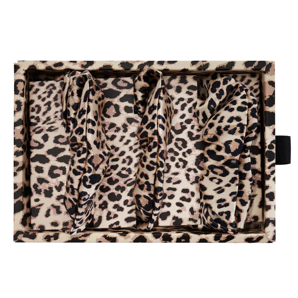 Blissy Leopard Scrunchies