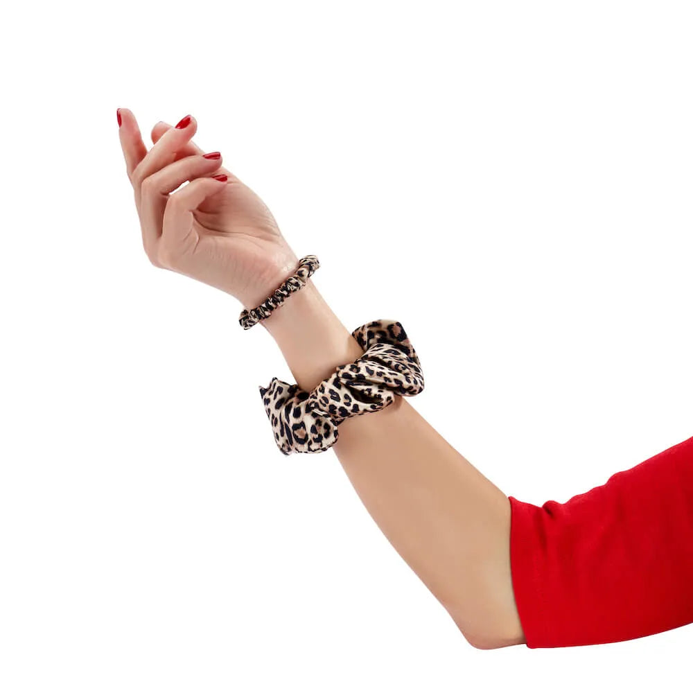 Blissy Leopard Scrunchies