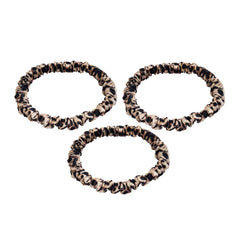Blissy Skinny Scrunchies in Leopard