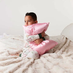 Junior Standard Pillowcase in Bubblegum Pink