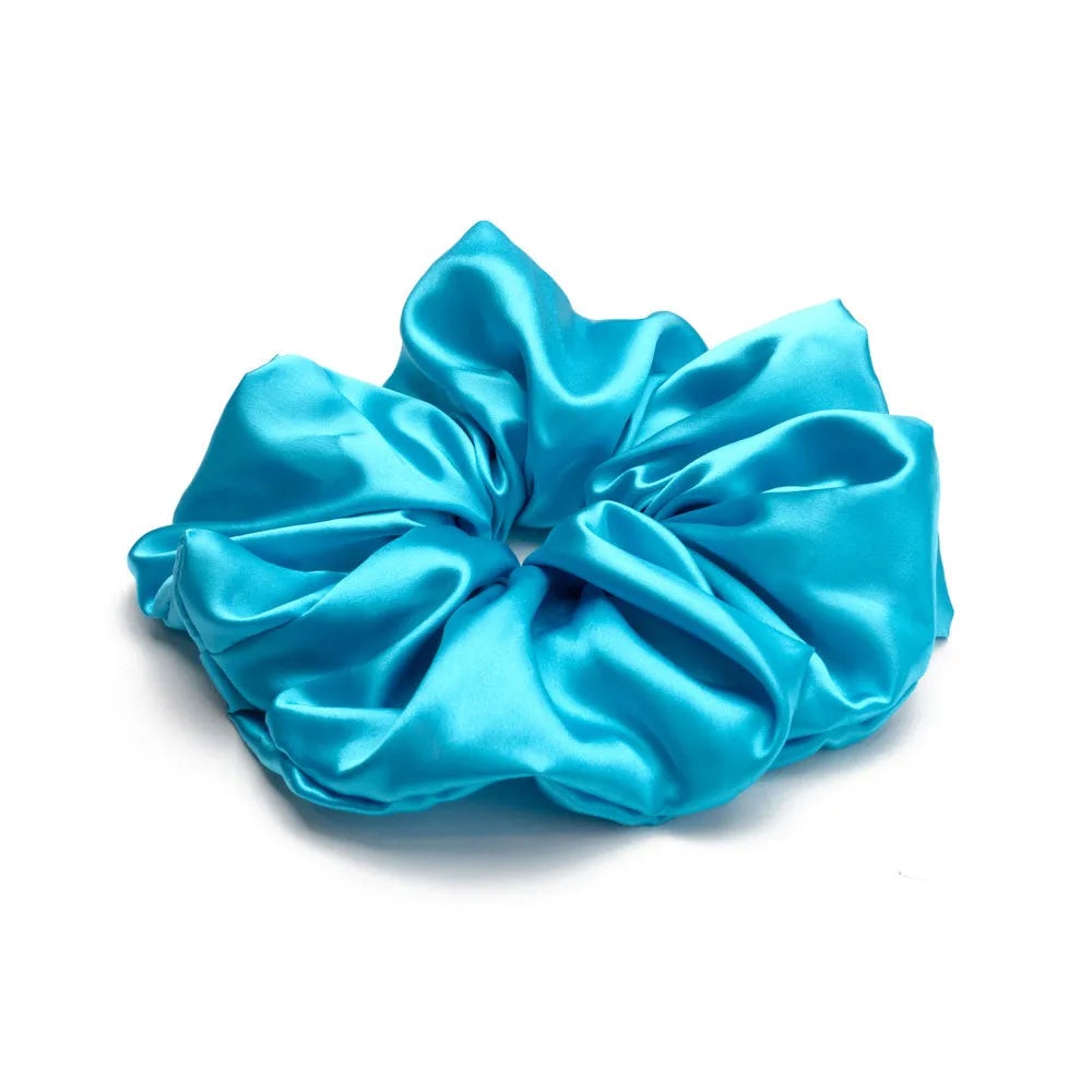 Blissy Oversized Scrunchie in Bahama Blue
