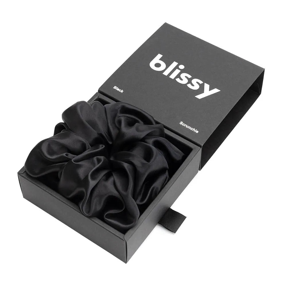 Blissy Large Scrunchie - Black