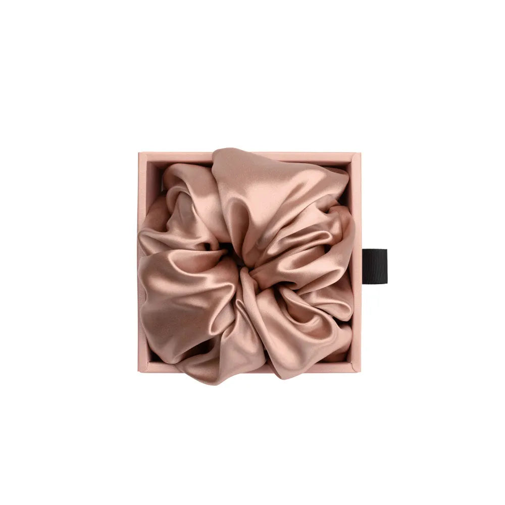 Blissy Oversized Scrunchie in Rose Gold