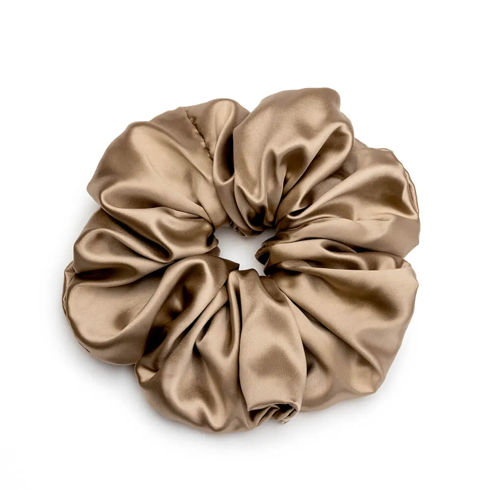 Blissy Extra-Large Scrunchie in Taupe