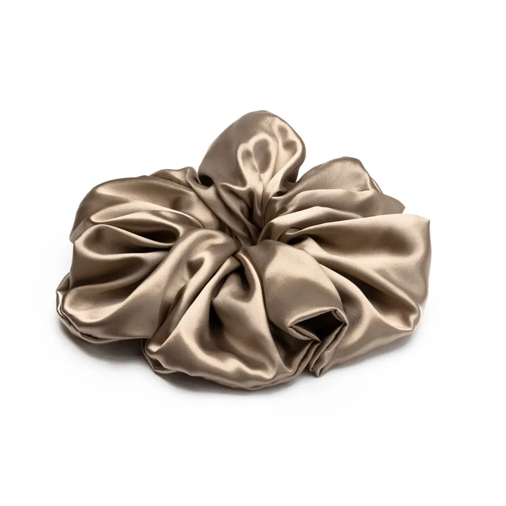 Blissy Extra-Large Scrunchie in Taupe
