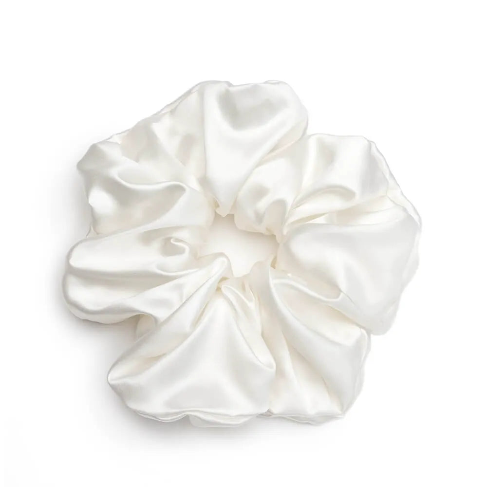 Blissy Extra Large Scrunchie - White