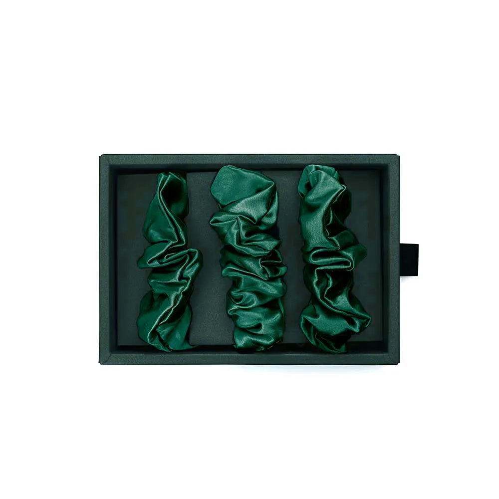 Blissy Scrunchies in Emerald