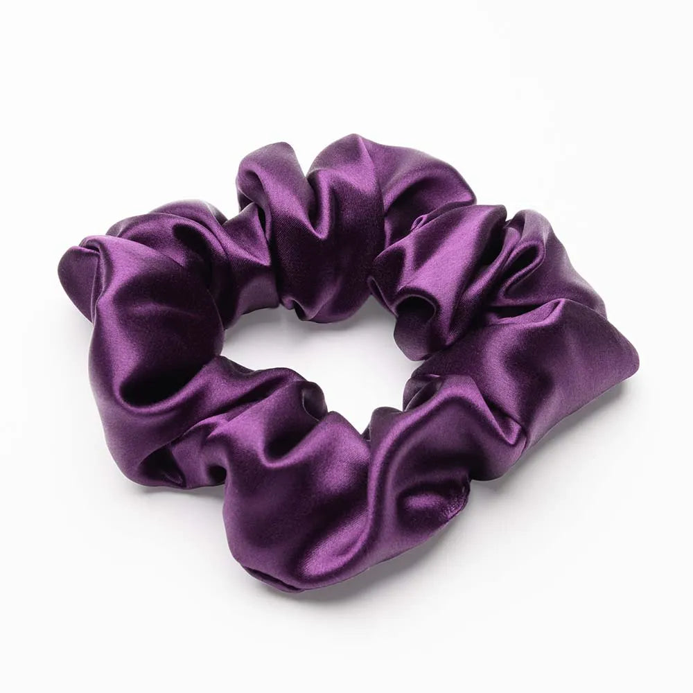 Blissy Scrunchies in Royal Purple