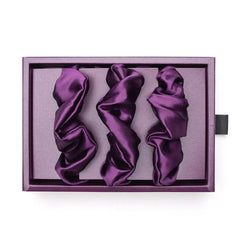 Blissy Scrunchies in Royal Purple