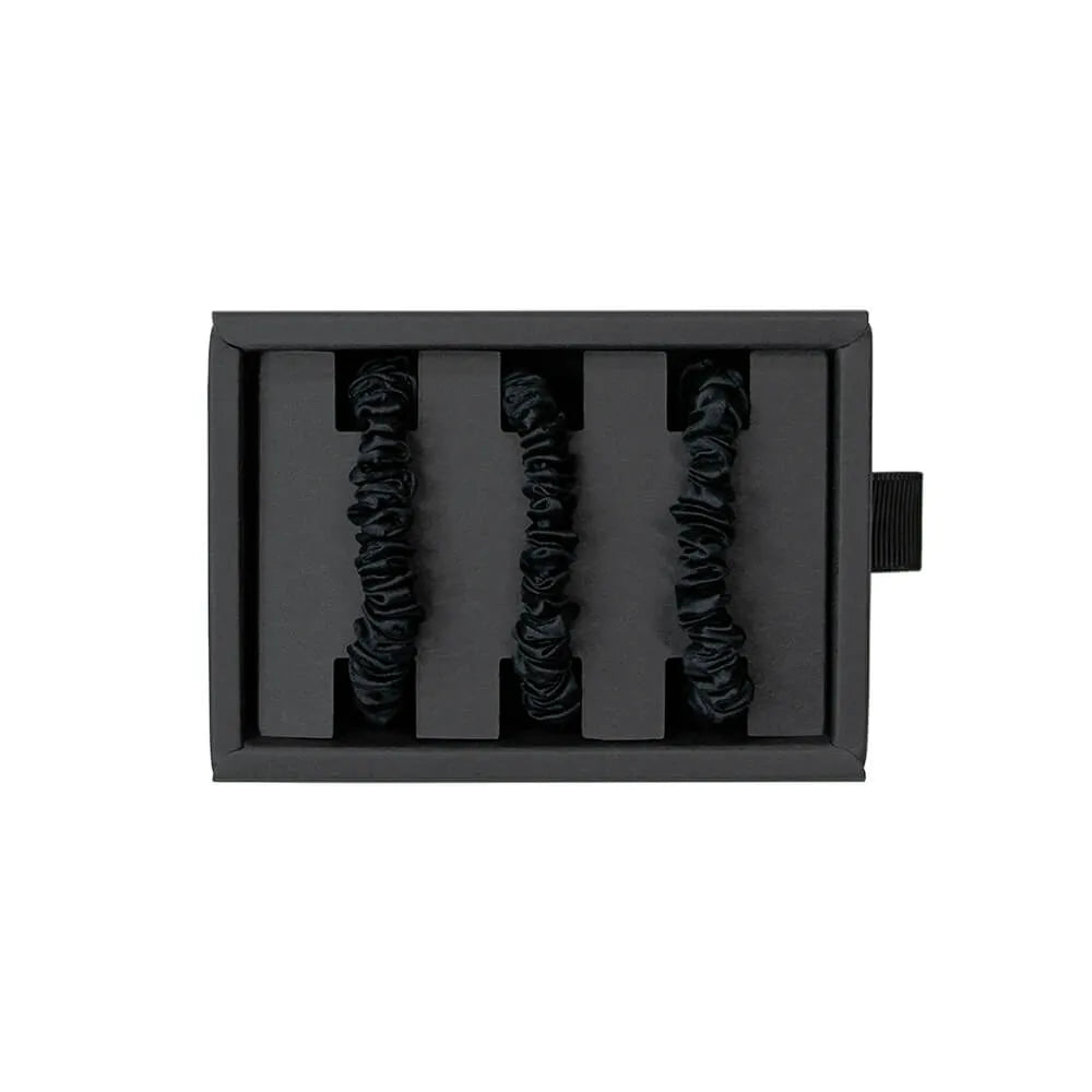 Blissy Skinny Scrunchies in Black
