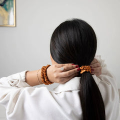 Blissy Skinny Scrunchies in Bronze