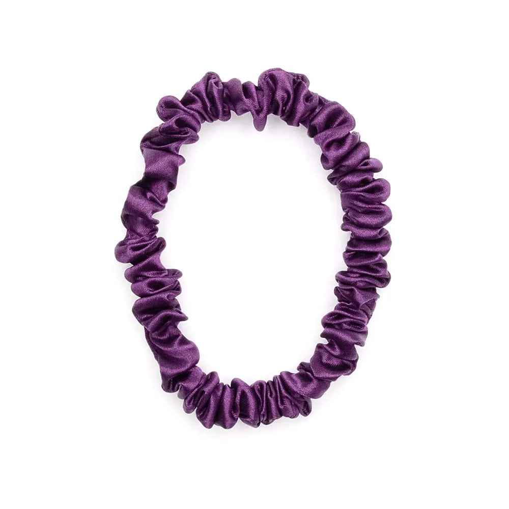 Blissy Skinny Scrunchies in Royal Purple