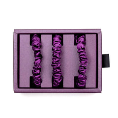 Blissy Skinny Scrunchies in Royal Purple