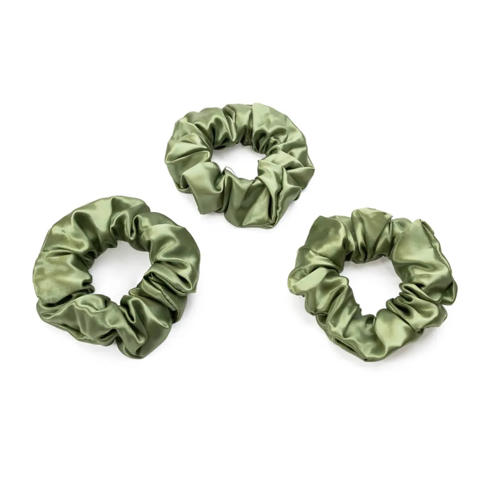 Blissy Scrunchies in Olive