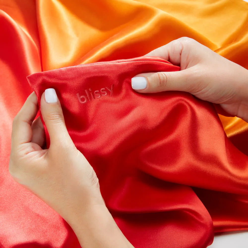 Pillowcase in Orange Ombre, King Size