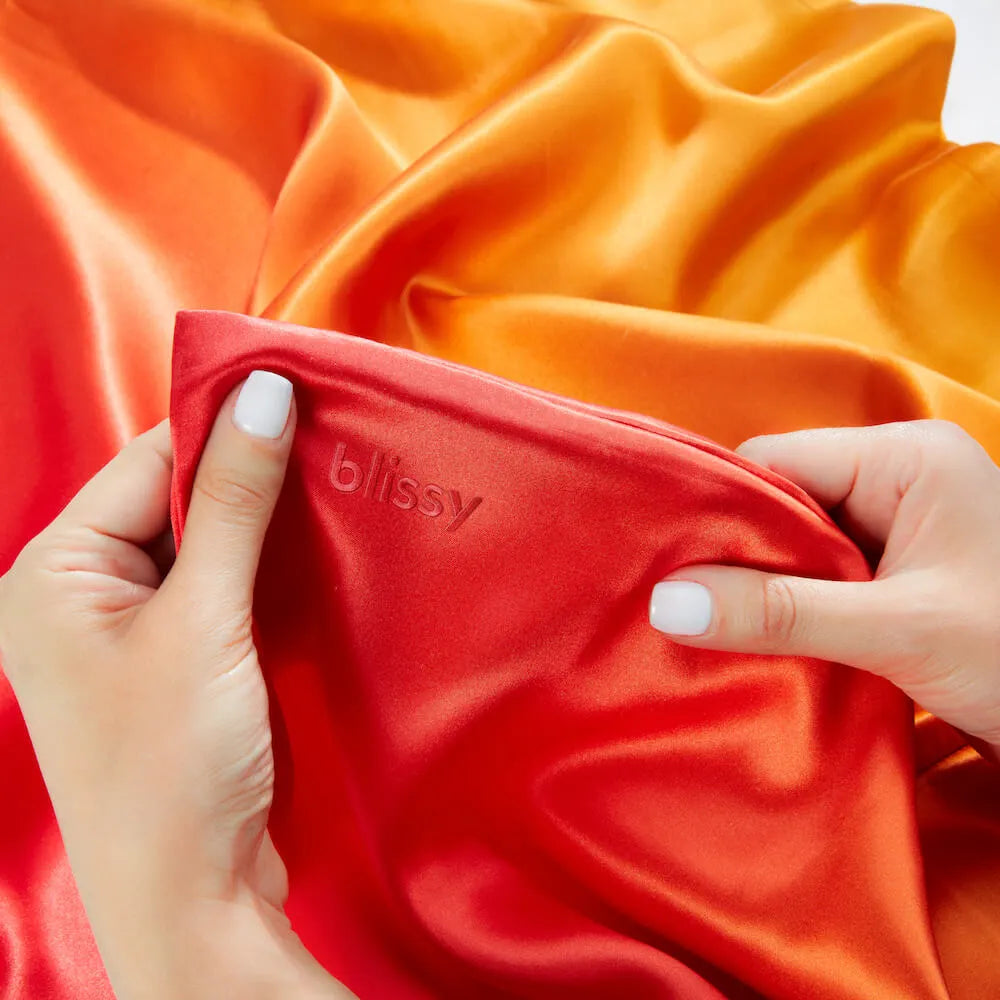 Standard Pillowcase in Orange Ombre