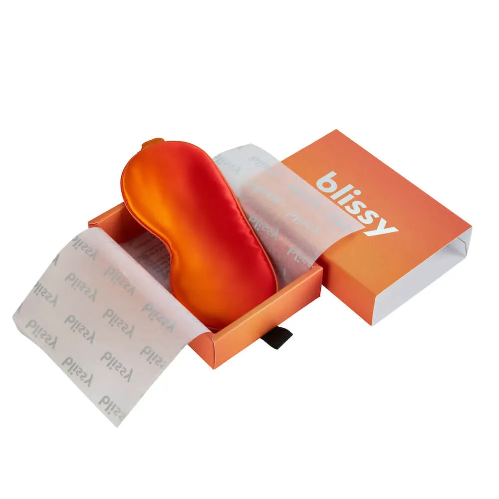 Orange Ombre Sleep Mask