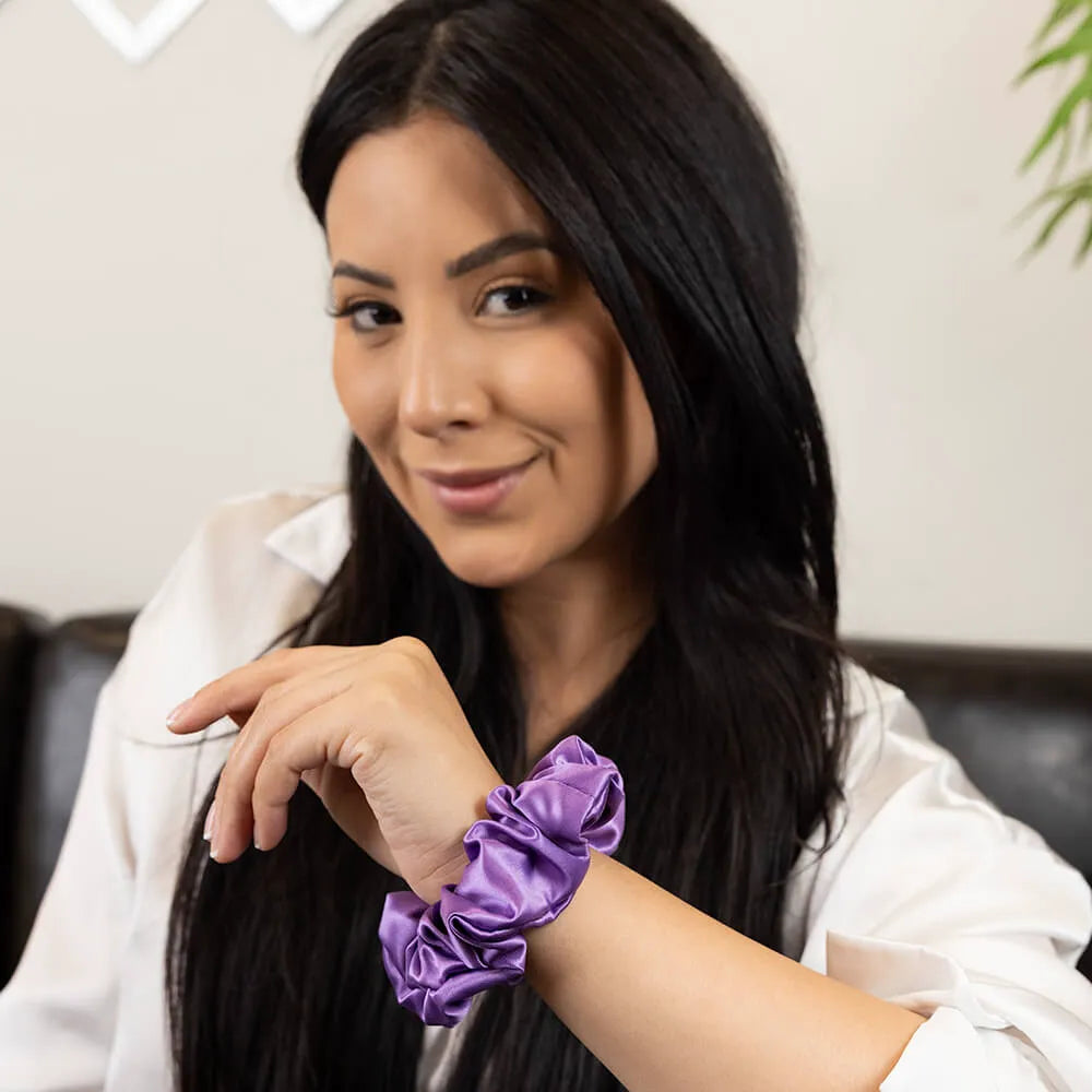 Blissy Scrunchies in Orchid