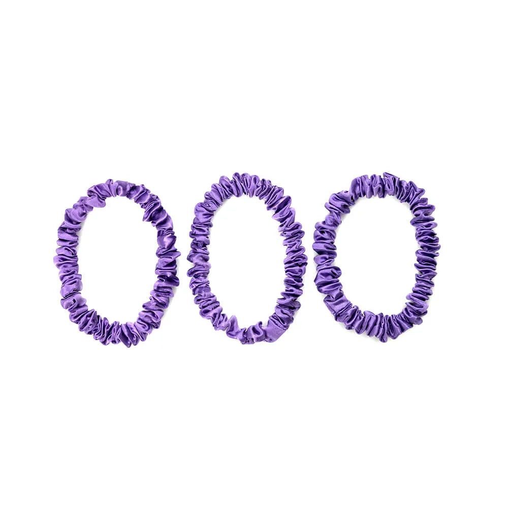 Blissy Skinny Scrunchies in Orchid