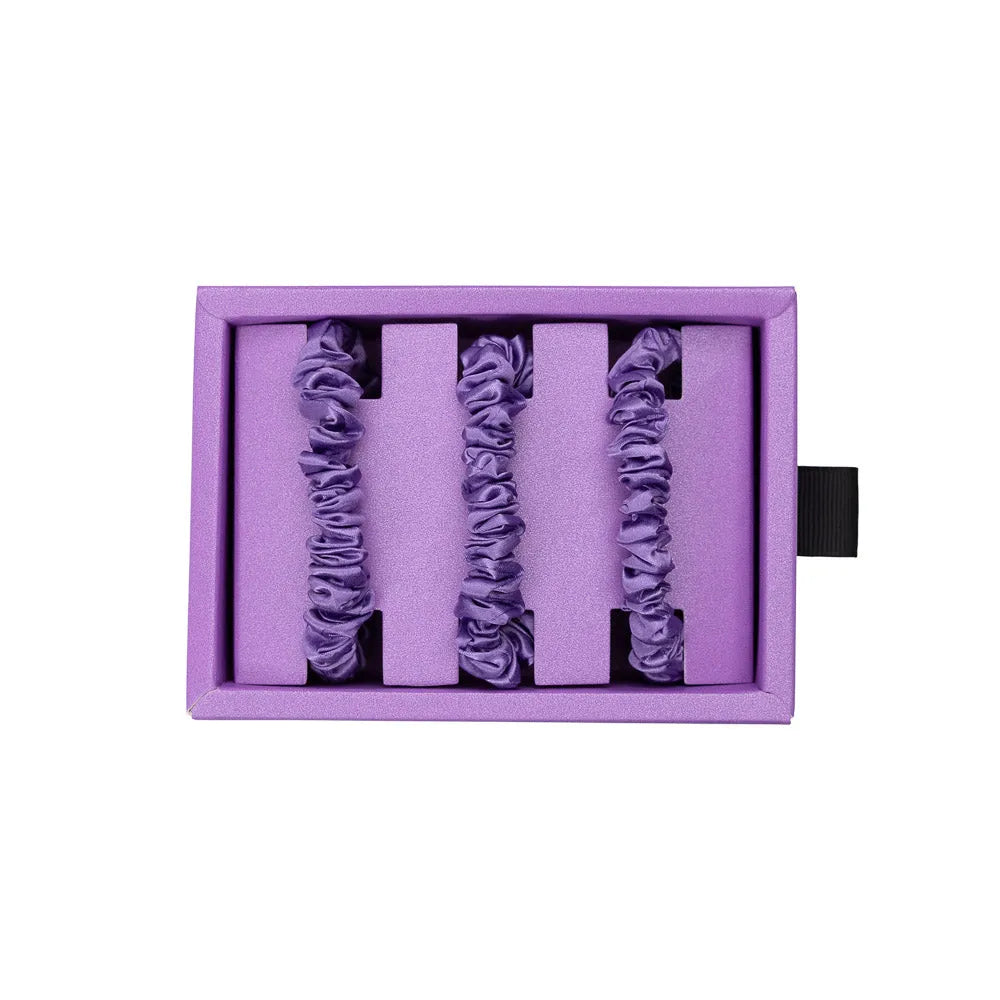 Blissy Skinny Scrunchies in Orchid