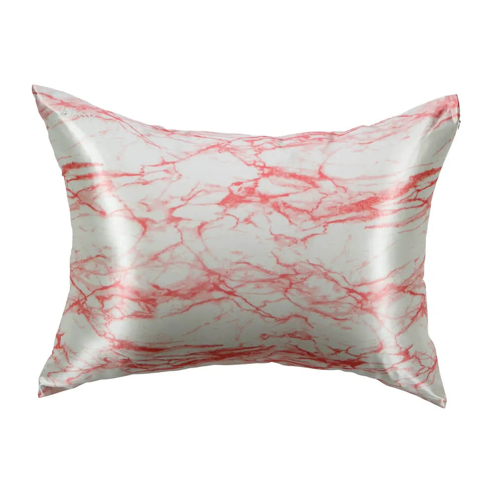 Pillowcase in Rose White Marble, King Size