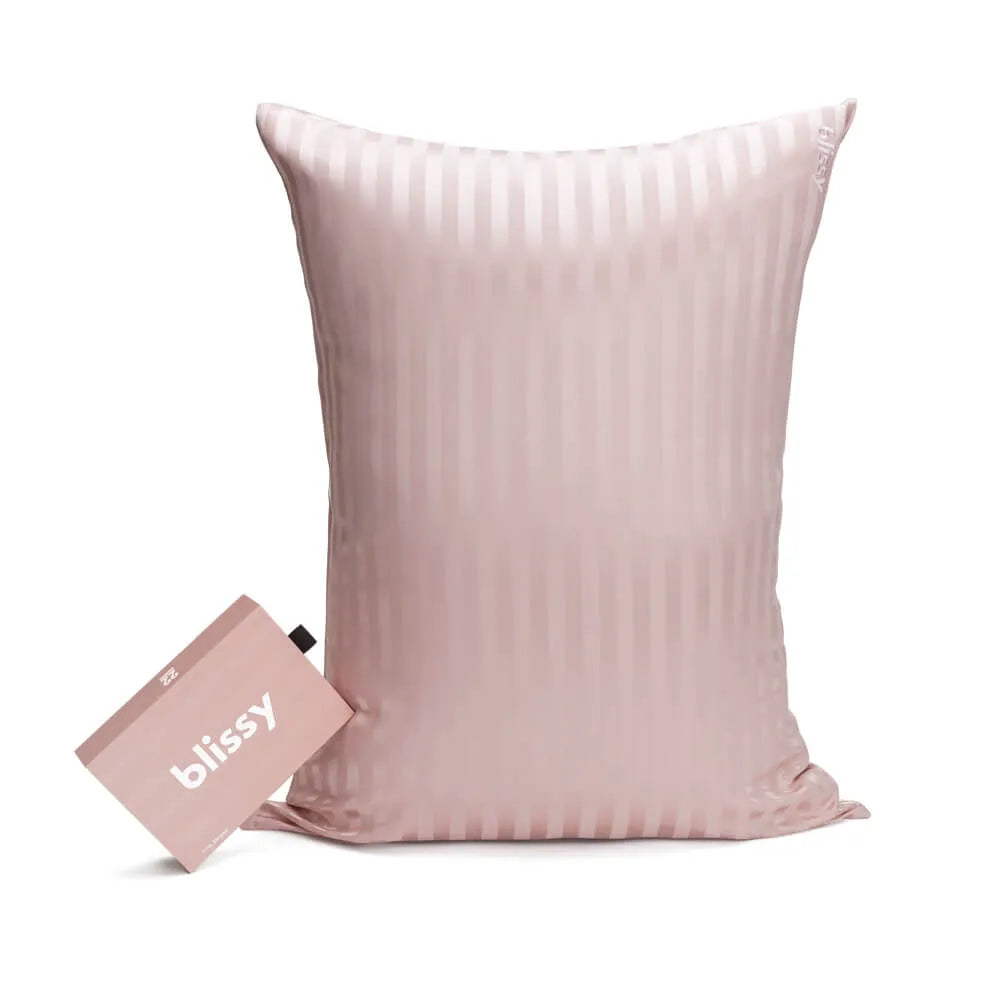 Pink Striped Standard Pillowcase
