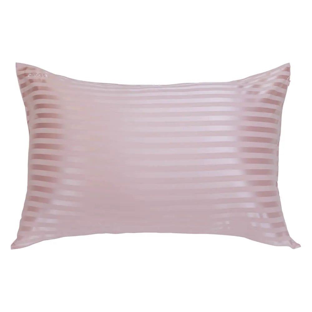 Pink Striped Standard Pillowcase