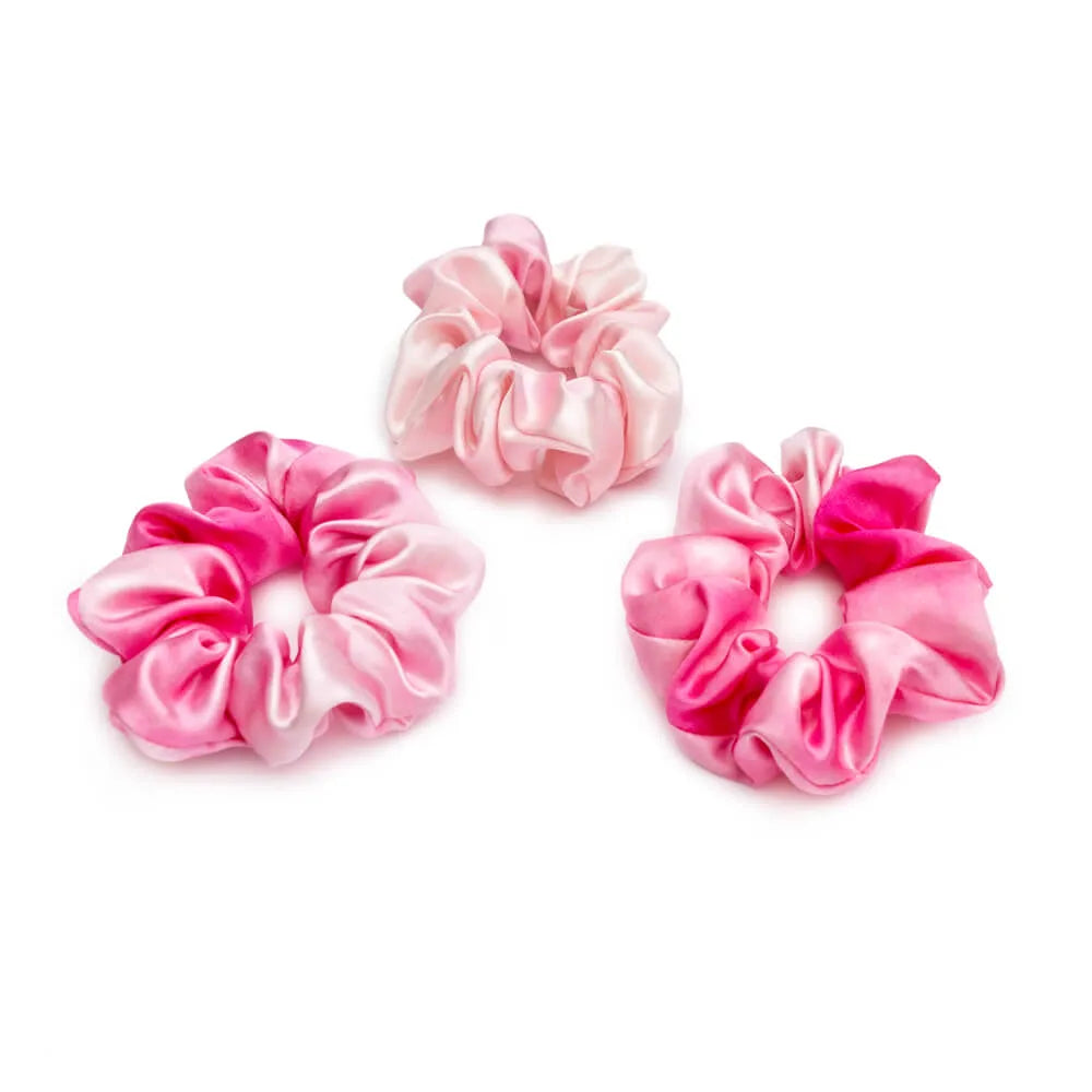 Blissy Scrunchies in Pink Tie-Dye