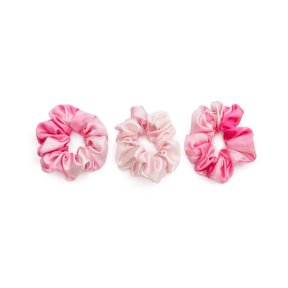 Blissy Scrunchies in Pink Tie-Dye