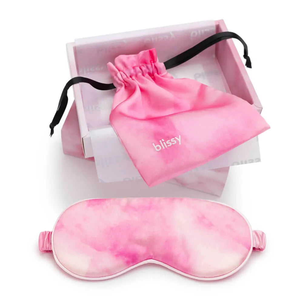 Pink Tie-Dye Sleep Mask
